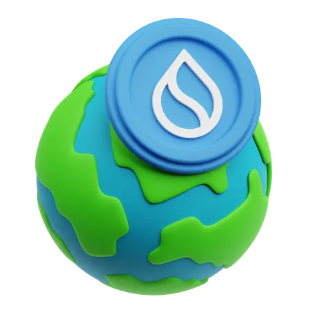 Global Sui  3D Icon