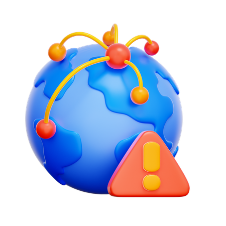 Global Supply Chain Crisis  3D Icon