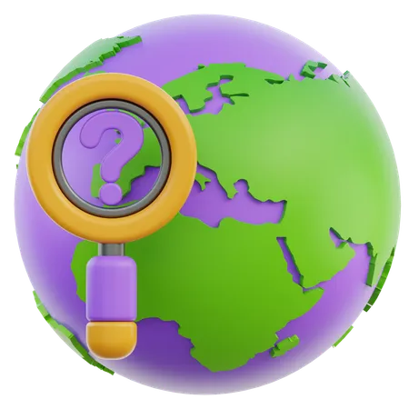 Global Survey  3D Icon