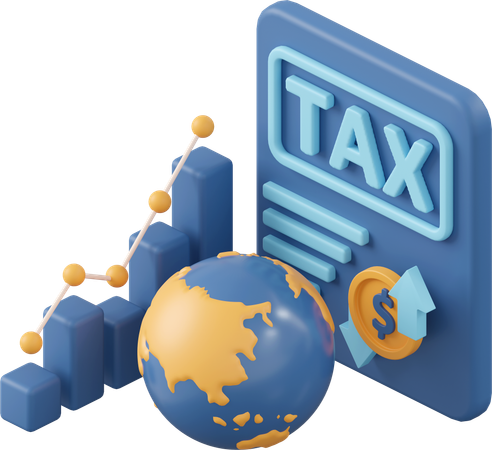 Global Tariff Hike  3D Icon