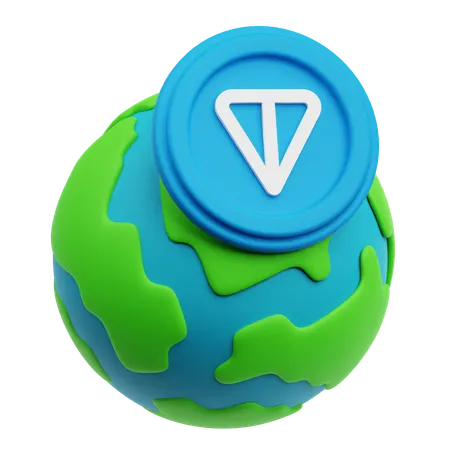 グローバルトンコイン  3D Icon