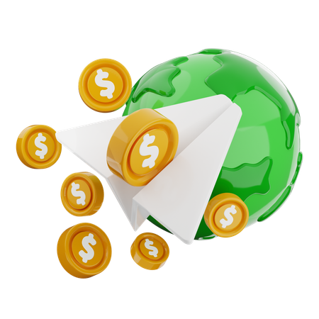 Global Transfer  3D Icon