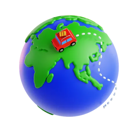 Global Travel  3D Icon