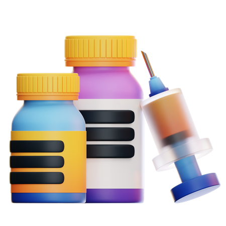 Global Vaccination  3D Icon