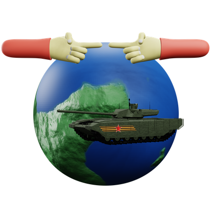 Global War  3D Icon