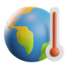 3d global warming logo