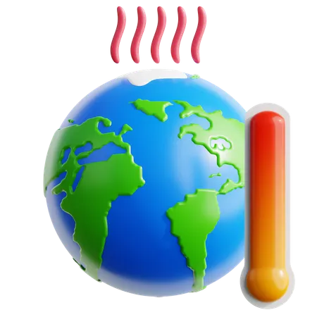 Global Warming  3D Icon