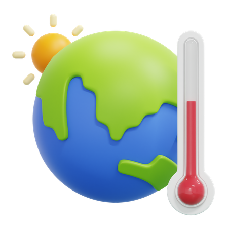 Global Warming  3D Icon