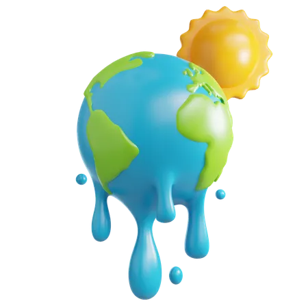 Global Warming  3D Icon