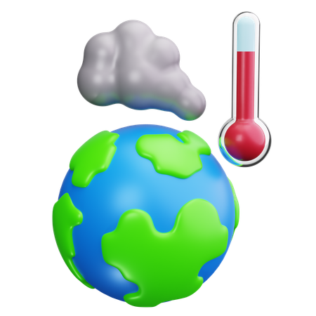 Global Warming  3D Icon