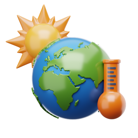 Global Warming  3D Icon