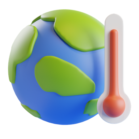 Global Warming  3D Icon