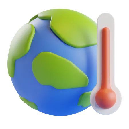 Global Warming  3D Icon