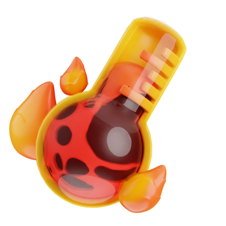 Global warming  3D Icon