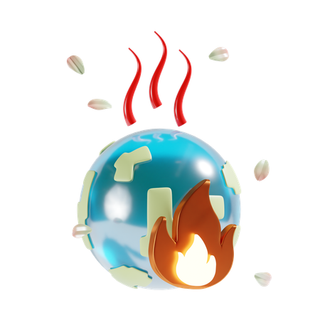 Global Warming  3D Icon