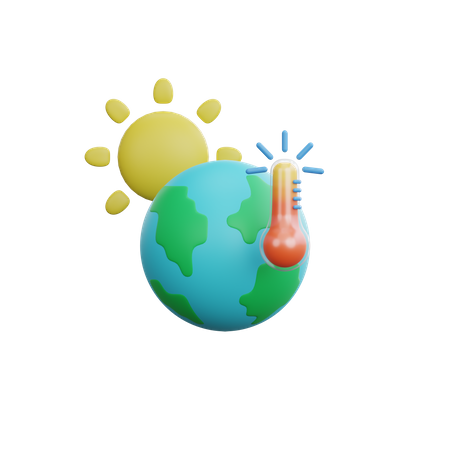 Global Warming  3D Icon