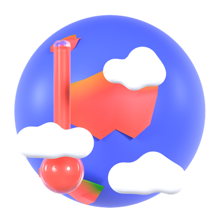 Global Warming  3D Icon