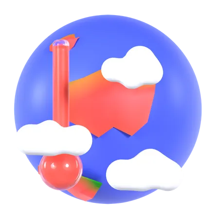 Global Warming  3D Icon