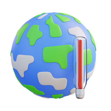 Global Warming  3D Icon