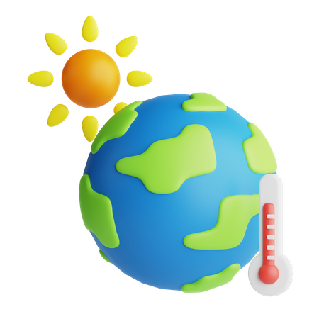 Global Warming  3D Icon