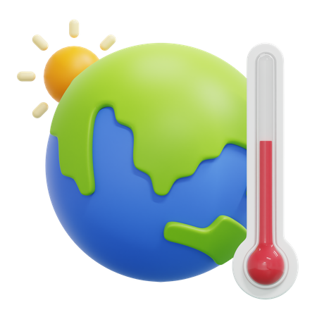 Global Warming  3D Icon