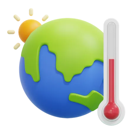 Global Warming  3D Icon