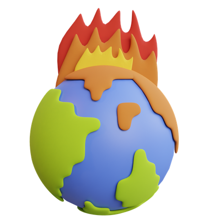 Global Warming  3D Icon