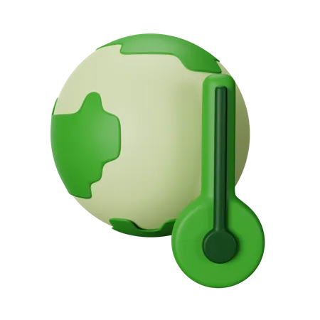 Global Warming  3D Icon