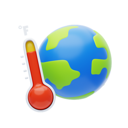 Global Warming  3D Icon