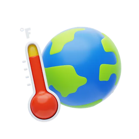 Global Warming  3D Icon