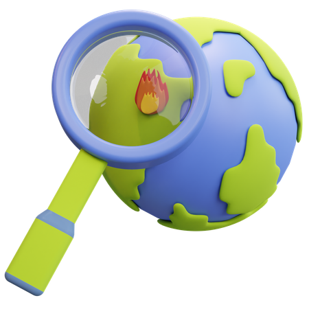 Global Warming  3D Icon