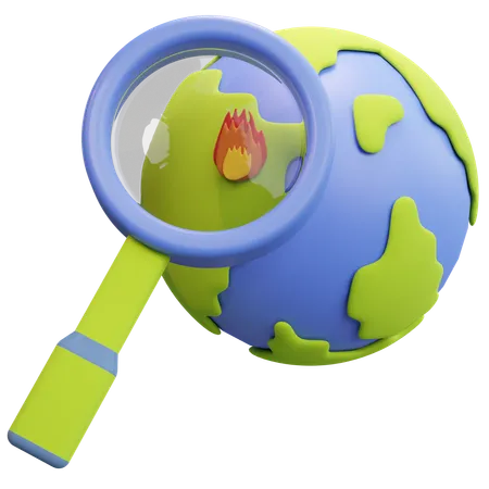 Global Warming  3D Icon