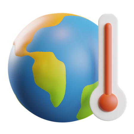 Global Warming  3D Icon