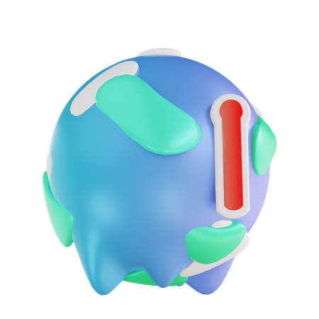 Global Warming  3D Icon
