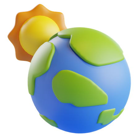 Global Warming  3D Icon