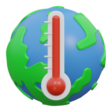 Global Warming  3D Icon