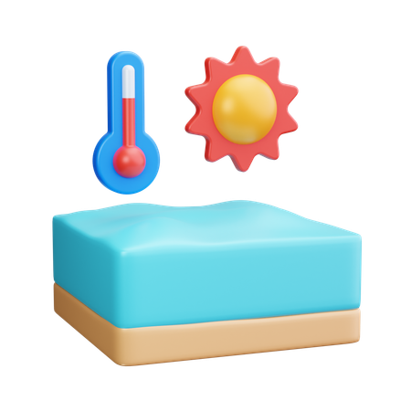 Global Warming  3D Icon