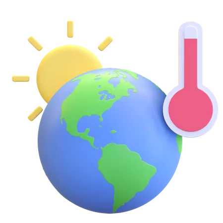 Global Warming  3D Illustration