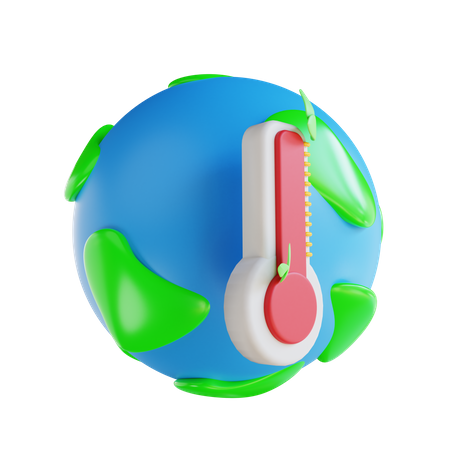Global warming 3D Illustration