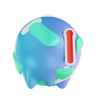 3d temperature level illustration