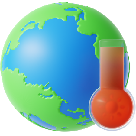 Global warning  3D Icon