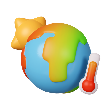 Global Warning  3D Icon