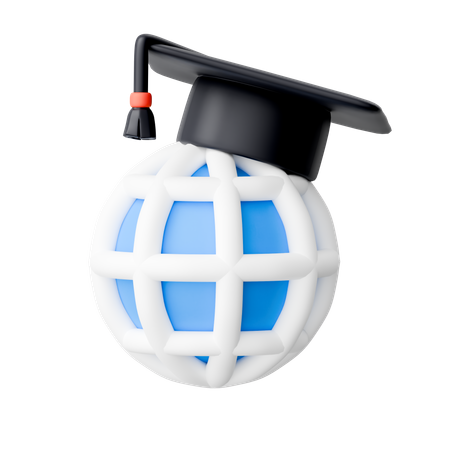 Global Wisuda  3D Icon