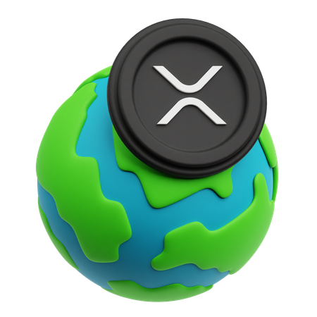 Globales xrp  3D Icon