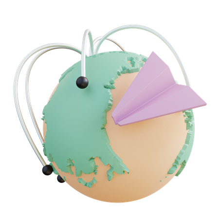 Globale Site  3D Icon