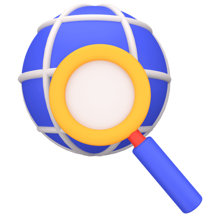 Globale Suche  3D Icon