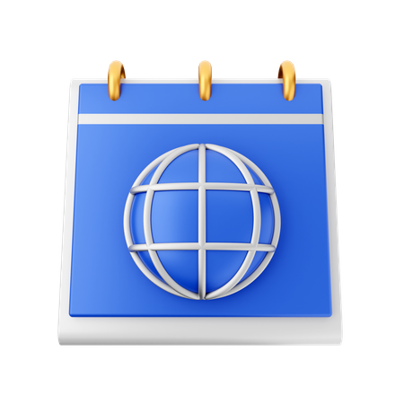 Globales Datum  3D Icon