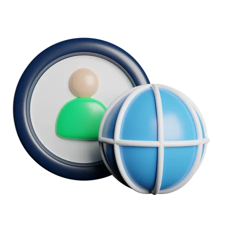 Globales Publikum  3D Icon