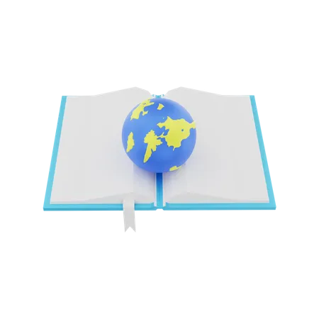 Globales Wissen  3D Illustration