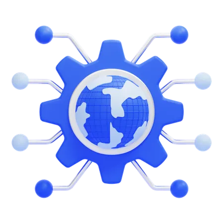 Globalization  3D Icon